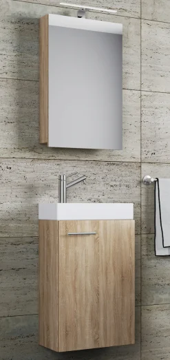 VCM Waschtisch »3-tlg Gäste WC Waschplatz Waschtisch Slito Schrank« 3 Stk. tlg.
