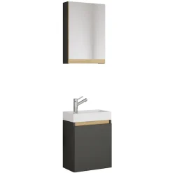 VCM Waschtisch »3 tlg. Hängeschrank Gäste-WC Waschbecken Softclose Cosila« 2 Stk. tlg.