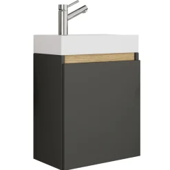 VCM Waschtisch »2 tlg. Hängeschrank Gäste-WC Waschbecken Softclose Cosila« 2 Stk. tlg.