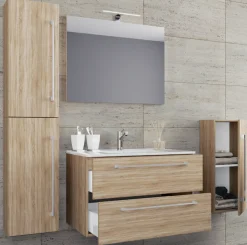 VCM Waschtisch »5-tlg. Waschplatz Waschtisch Badinos Schublade SP« 5 Stk. tlg.
