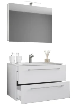 VCM Waschtisch »3-tlg. Waschplatz Waschtisch Badinos Schublade SP« 3 Stk. tlg.