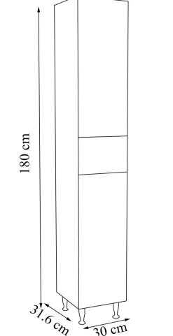 VCM Waschtisch »4-tlg. Waschplatz Waschtisch Schubladen Silora XL« 4 Stk. tlg.