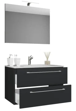 VCM Waschtisch »3-tlg. Waschplatz Waschtisch Badinos Schublade SP« 3 Stk. tlg.