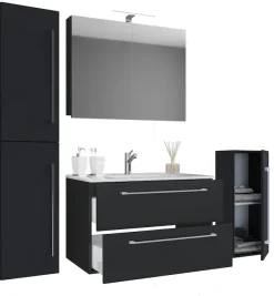 VCM Waschtisch »5-tlg. Waschplatz Waschtisch Badinos Schublade SC« 5 Stk. tlg.