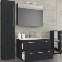 VCM Waschtisch »5-tlg. Waschplatz Waschtisch Badinos Schublade SC« 5 Stk. tlg.