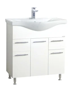 VCM Waschtisch »2-tlg. Waschplatz Waschtisch Schubladen Lisalo XL« 2 Stk. tlg.