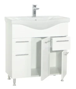 VCM Waschtisch »2-tlg. Waschplatz Waschtisch Schubladen Lisalo XL« 2 Stk. tlg.