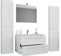 VCM Waschtisch »5-tlg. Waschplatz Waschtisch Badinos Schublade SP« 5 Stk. tlg.