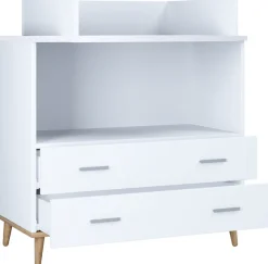 VCM Wickelkommode »Wickelkommode Wickeltisch Wickelregal Lindas« 80 cm