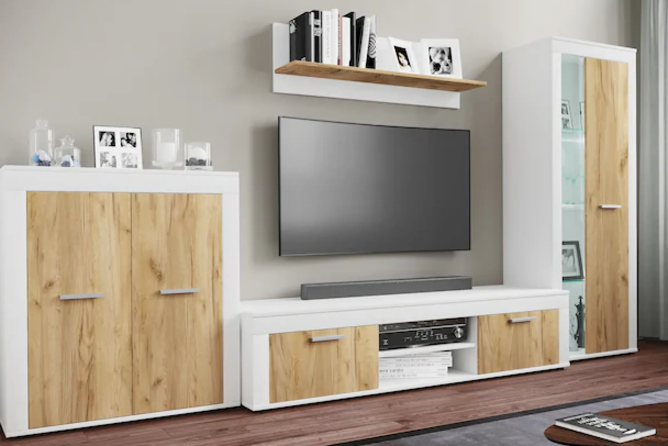 VCM Wohnzimmertisch »Holz TV Lowboard Möbel Fernsehschrank Usilo XL« 1 Stk. tlg.