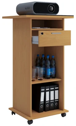 VCM Wohnzimmertisch »Tisch Möbel Wagen Beamer Projektor Rollen Neta« 1 Stk. tlg.