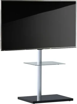 VCM Wohnzimmertisch »TV Standfuß Fernseh Alu Holz Fuß Ständer Nalano« 1 Stk. tlg.