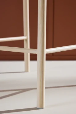 Venture Home Barhocker »Polly, Barhocker mit Rückenlehne und geflochtenem Seilsitz, 120 kg« 1 Stk. tlg. Tresenstuhl, Rattan, Stahlrahmen, geflochtenes Seil, hell