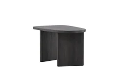 Venture Home Beistelltisch Ablagetisch, MDF, oval, niedrig, kompakt, wohnlich