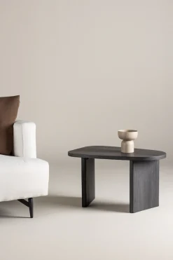 Venture Home Beistelltisch Ablagetisch, MDF, oval, niedrig, kompakt, wohnlich
