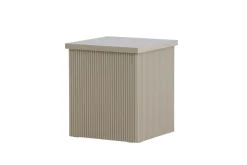 Venture Home Beistelltisch »Lenox, kompakter Beistelltisch in einladendem Beige, 40 × 40 cm« Ablagetisch, MDF, quadratisch, schlicht, vielseitig, dezent