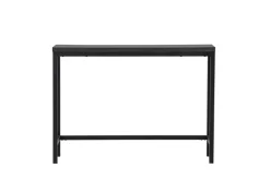 Venture Home Beistelltisch »Rise, rechteckiger Beistelltisch in elegantem Schwarz, 110 × 30 cm« Ablagetisch minimalistisch, Metallgestell, pflegeleicht