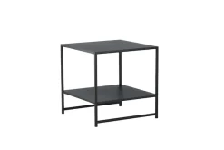 Venture Home Beistelltisch »Staal, Beistelltisch mit Ablageboden, 50 × 50 cm« Wohnzimmertisch, Pulverbeschichtung, schlank, kultiviert, modern