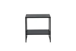 Venture Home Beistelltisch »Staal, Beistelltisch mit Ablageboden, 50 × 50 cm« Wohnzimmertisch, Pulverbeschichtung, schlank, kultiviert, modern