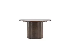 Venture Home Couchtisch »Bianca, runder Couchtisch in warmem Mokka, Ø 80 cm« Sofatisch, MDF, gebeizt, rund, wohnlich, behaglich