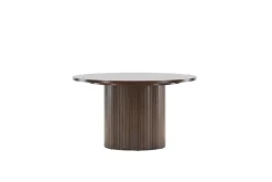 Venture Home Couchtisch »Bianca, runder Couchtisch in warmem Mokka, Ø 80 cm« Sofatisch, MDF, gebeizt, rund, wohnlich, behaglich