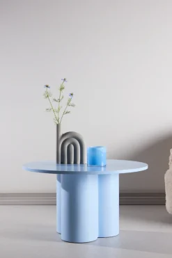 Venture Home Couchtisch »Olivia, runder Couchtisch, modern & elegant, Ø 80 cm« Sofatisch, MDF, rund, sanft geformt, anspruchsvoll, klar