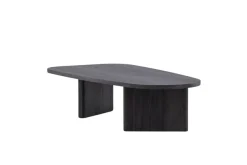 Venture Home Couchtisch Sofatisch, MDF, oval, flach, großzügig, modern