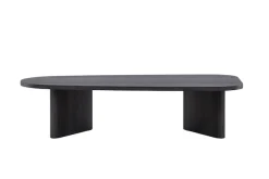 Venture Home Couchtisch Sofatisch, MDF, oval, flach, großzügig, modern