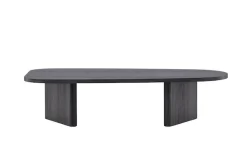 Venture Home Couchtisch Sofatisch, MDF, oval, flach, großzügig, modern