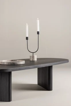 Venture Home Couchtisch Sofatisch, MDF, oval, flach, großzügig, modern