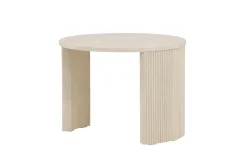 Venture Home Couchtisch Sofatisch, MDF, rund, abgerundet, kompakt, dezent, klassisch