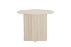 Venture Home Couchtisch Sofatisch, MDF, rund, abgerundet, kompakt, dezent, klassisch