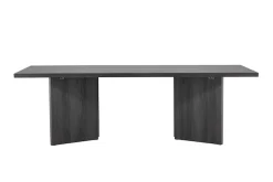 Venture Home Esstisch »Bassholmen, rechteckiger Esstisch in elegantem Schwarz, 240 × 100 cm« Esszimmertisch, MDF, rechteckig, einheitlich, geräumig, robust