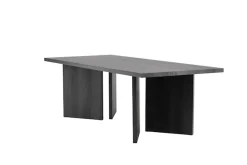 Venture Home Esstisch »Bassholmen, rechteckiger Esstisch in elegantem Schwarz, 240 × 100 cm« Esszimmertisch, MDF, rechteckig, einheitlich, geräumig, robust