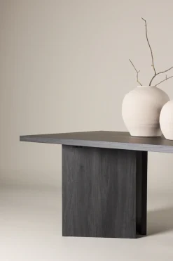 Venture Home Esstisch »Bassholmen, rechteckiger Esstisch in elegantem Schwarz, 240 × 100 cm« Esszimmertisch, MDF, rechteckig, einheitlich, geräumig, robust