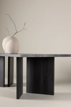 Venture Home Esstisch »Bassholmen, rechteckiger Esstisch in elegantem Schwarz, 240 × 100 cm« Esszimmertisch, MDF, rechteckig, einheitlich, geräumig, robust