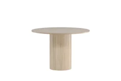 Venture Home Esstisch »Bianca, runder Esstisch, Ø 110 cm« Esszimmertisch, MDF, Holzfurnier-Optik, rund, modern, urban