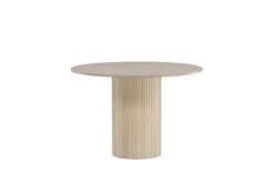 Venture Home Esstisch »Bianca, runder Esstisch, Ø 110 cm« Esszimmertisch, MDF, Holzfurnier-Optik, rund, modern, urban