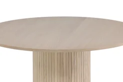 Venture Home Esstisch »Bianca, runder Esstisch, Ø 110 cm« Esszimmertisch, MDF, Holzfurnier-Optik, rund, modern, urban