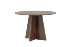 Venture Home Esstisch »Bootcut, runder Esstisch, charakterstark, Ø 110 cm« Esszimmertisch, MDF, einheitliche Lackierung, rund, modern, gesellig