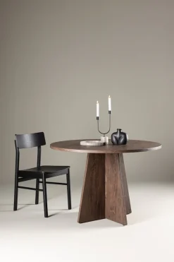 Venture Home Esstisch »Bootcut, runder Esstisch, charakterstark, Ø 110 cm« Esszimmertisch, MDF, einheitliche Lackierung, rund, modern, gesellig