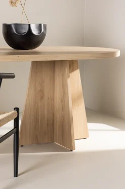 Venture Home Esstisch »Bootcut, rechteckiger Esstisch 230 × 115 cm in warmer Naturoptik« Esszimmertisch, MDF, 3D-Papier, rechteckig, geräumig, einladend