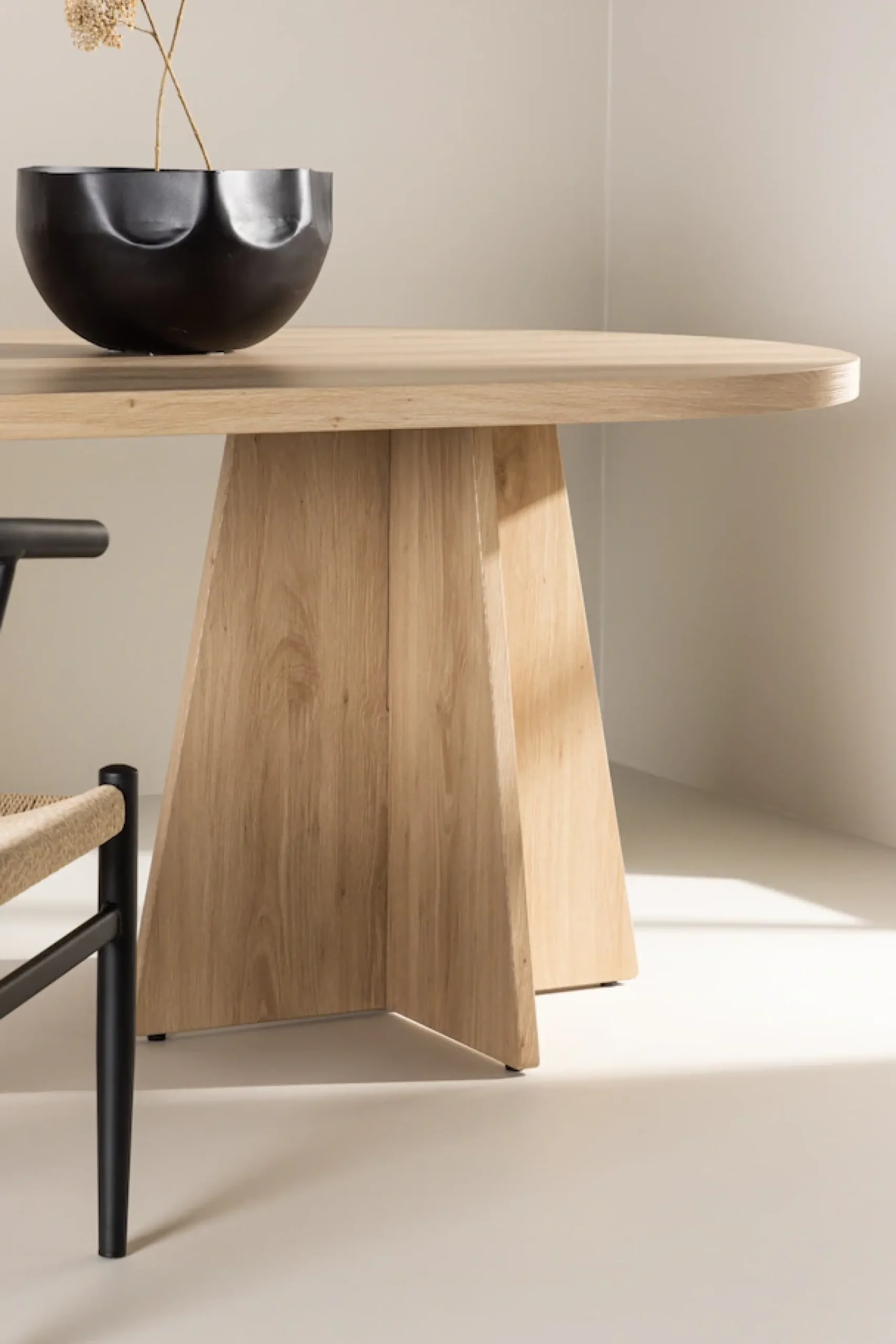 Venture Home Esstisch »Bootcut, rechteckiger Esstisch 230 × 115 cm in warmer Naturoptik« Esszimmertisch, MDF, 3D-Papier, rechteckig, geräumig, einladend