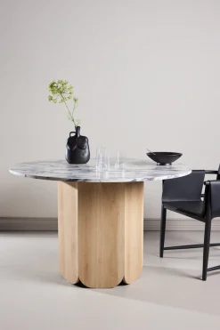 Venture Home Esstisch Esszimmertisch, MDF, Papierlaminat, zentraler Mittelfuß, geräumig