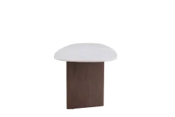 Venture Home Esstisch »Grönvik, ovaler Esstisch in moderner Betonoptik, 180 × 90 cm« Esszimmertisch, MDF, Papierlaminat, oval, geräumig, skandinavisch