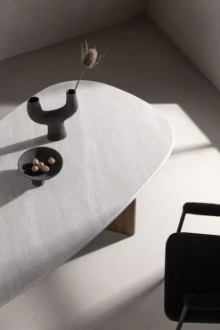 Venture Home Esstisch »Grönvik, ovaler Esstisch in moderner Betonoptik, 180 × 90 cm« Esszimmertisch, MDF, Papierlaminat, oval, geräumig, skandinavisch