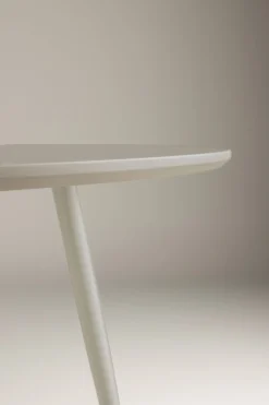 Venture Home Esstisch »Plaza, runder Esstisch in einladendem Beige, einheitlich, Ø 120 cm« Esszimmertisch, MDF, Stahlbeine, rund, harmonisch, einladend