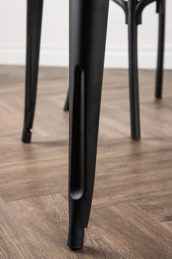 Venture Home Esstisch »Tempe, rechteckiger Esstisch in eleganter Walnussoptik, 140 × 80 cm« Esszimmertisch, MDF, Stahlbeine, rechteckig, kompakt, kultiviert