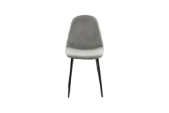 Venture Home Esszimmerstuhl »Polar, 2er-Set Esszimmerstühle in Beige-Samt, 150 kg belastbar« () 2 Stk.Polsterstuhl, Samt-Bezug, Metallbeine, abgerundet, modern