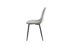 Venture Home Esszimmerstuhl »Polar, 2er-Set Esszimmerstühle in Beige-Samt, 150 kg belastbar« () 2 Stk.Polsterstuhl, Samt-Bezug, Metallbeine, abgerundet, modern